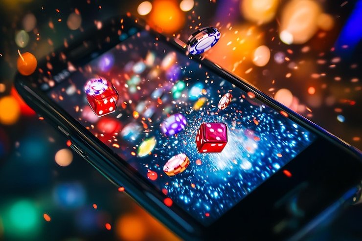 Tampilan layar fitur bonus Relax Gaming dengan wild symbol, scatter, dan putaran gratis yang diaktifkan